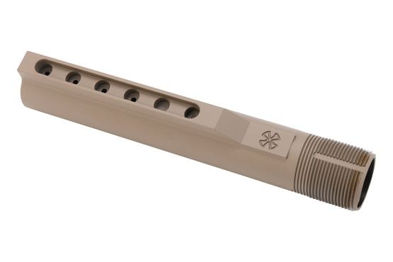 AR-15 buffer tube, flat dark earth.